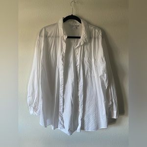 White button down - boyfriend cut!